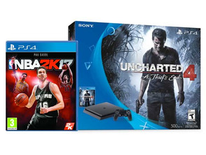 Ajouter au panier Playstation 4 Slim (1Tb) + Uncharted 4 + NBA 2K17 Playstation 4 Slim (1Tb) + Uncharted 4 + NBA 2K17