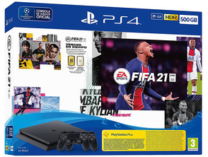 Ajouter au panier Consola Playstation 4 Slim (500 Go) + FIFA 21 + 2 Dualshock 4 Consola Playstation 4 Slim (500 Go) + FIFA 21 + 2 Dualshock 4