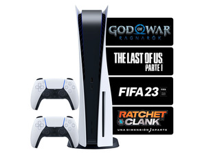 Ajouter au panier Consola Playstation 5 + 2 Mandos + 4 Juegos + Accesorios Consola Playstation 5 + 2 Mandos + 4 Juegos + Accesorios