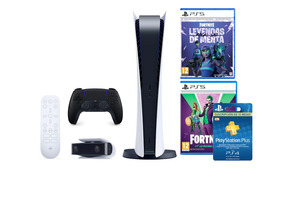 Ajouter au panier Consola Playstation 5 Digital Edition + Fortnite + PSN 12 Meses + Accesorios Consola Playstation 5 Digital Edition + Fortnite + PSN 12 Meses + Accesorios