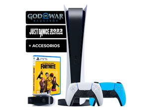 Ajouter au panier Consola Playstation 5 Digital + Just Dance 2023 + Fortnite + God of War + Mando + Accesorios Consola Playstation 5 Digital + Just Dance 2023 + Fortnite + God of War + Mando + Accesorios