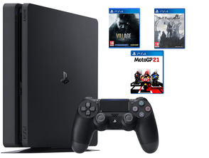 Ajouter au panier Consola PS4 Slim 1To + R.E. Village (Lenticular) + Nier Replicant + MotoGP 21 Consola PS4 Slim 1To + R.E. Village (Lenticular) + Nier Replicant + MotoGP 21