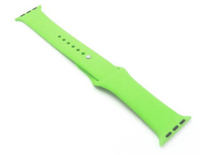 Sport Silicone Watch Band Built-in Connector Apple Watch 38mm Green