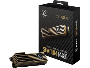 Disco Duro MSI Spatium M480 HS M2 SSD 2TB PCIE4