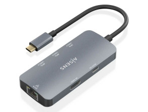 Type d\'amarrage USB C Aisens ASC-6P019-GR