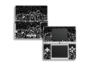 Skin B&W Fleur Nintendo DSi