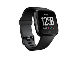 Ajouter au panier Fitbit versa smartwatch en aluminium noir/ noir Fitbit versa smartwatch en aluminium noir/ noir