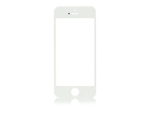 iPhone 5/5S/5C/SE avant en verre blanc