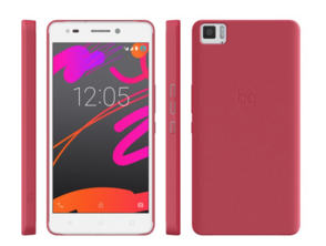 Cas Aquaris M5.5 Cerise confite