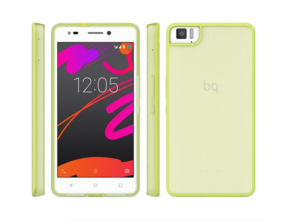 Cas Aquaris M5.5 Gummy vert