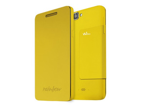 Flip Cover Wiko Rainbow Jaune