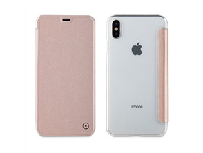 Folio iPhone XS Max muvit Rose d'Or
