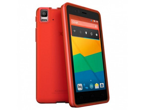 bq Aquaris E5 Gummie Cover Rouge