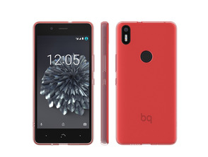 Gummy Cover BQ Aquaris X5 Plus Red