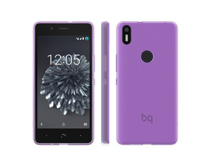 Gummy Cover BQ Aquaris X5 Plus Purple