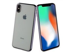 Cover iPhone XS Max Bling Transparente Muvit la Vie en Noir