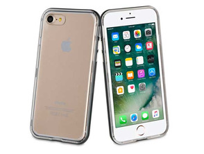 Ajouter au panier TPU Transparent Cover + 2 Bumpers (Black/Rose Gold) iPhone 7 Muvit Life TPU Transparent Cover + 2 Bumpers (Black/Rose Gold) iPhone 7 Muvit Life