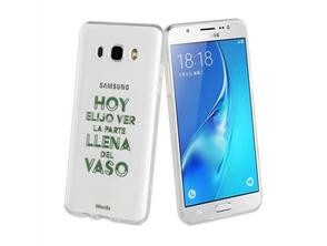 Boîtier transparent TPU Vaso Samsung Galaxy J5 2016 Mots
