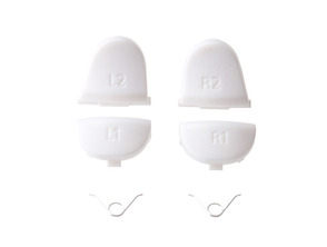 Triggers L1 L2 R1 R2 for Dualshock 4 White