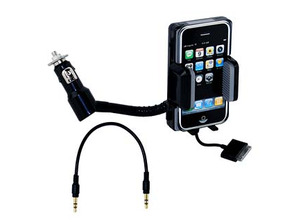 Hands Free Car Kit and FM Transmiter for iPhone 3GS/3G/2G/iPod T