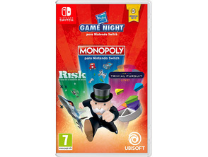 Commutateur Hasbro Game Night (Monopoly + Risk + Trivial Pursuit)
