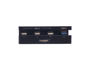 Ajouter au panier Hub USB 4 ports pour PS4 Slim Noir Hub USB 4 ports pour PS4 Slim Noir