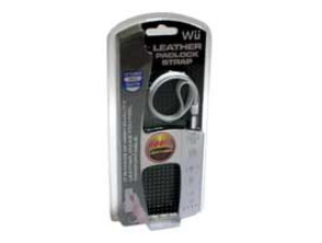 Leather padlock Strap Wii