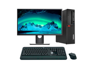 Lenovo ThinkCentre M720S SFF i7 16 Go RAM 500 Go NVMe 24" Reconditionné