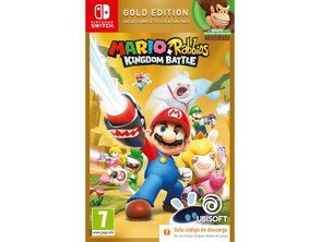 Mario + Rabenchères Kingdom Battle Gold Edition (Code dans une boîte) Commutateur