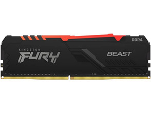 Ajouter au panier Mémoire Kingston Fury Beast RGB 16 Go DDR4 3200 MHz Mémoire Kingston Fury Beast RGB 16 Go DDR4 3200 MHz