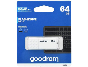 Ajouter au panier Memoria USB Goodram 64 Go UME2 White USB 2.0 Memoria USB Goodram 64 Go UME2 White USB 2.0