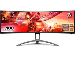 Monitor Gaming Curvo AOC AGON AG493UCX 49 " DQHD Multimedia Negro