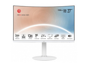Ajouter au panier Moniteur MSI Modern MD271CPW 27''Curvo Blanco Moniteur MSI Modern MD271CPW 27''Curvo Blanco