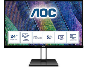 Ajouter au panier Monitor Profesional AOC 24V2Q 23.8 " Full HD Negro Monitor Profesional AOC 24V2Q 23.8 " Full HD Negro