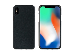 Cas Pierre iPhone XS/X-Noir Muvit