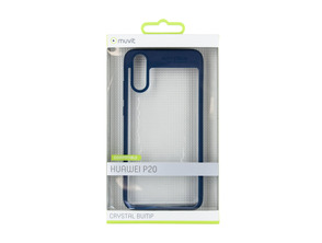Muvit Crystal Case Bump Huawei P20 Bleu