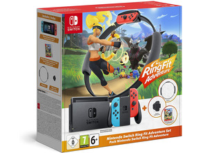 Ajouter au panier Commutateur Nintendo Switch + 2 Mandos Joycon + Ring Fit Adventure (Completo) Commutateur Nintendo Switch + 2 Mandos Joycon + Ring Fit Adventure (Completo)