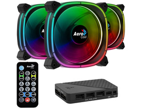 Ajouter au panier Pack 3 Ventilateurs Aerocool Astro Pro 12 cm + H66F HUB + Mando a Distancia Pack 3 Ventilateurs Aerocool Astro Pro 12 cm + H66F HUB + Mando a Distancia