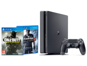 Ajouter au panier Playstation 4 Slim (500Gb) + Call of Duty Infinite Warfare + Uncharted 4 Playstation 4 Slim (500Gb) + Call of Duty Infinite Warfare + Uncharted 4