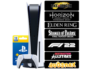 Ajouter au panier Playstation 5 (1 To) + 2 Mandos + 7 Juegos + 12 Meses PSN Playstation 5 (1 To) + 2 Mandos + 7 Juegos + 12 Meses PSN