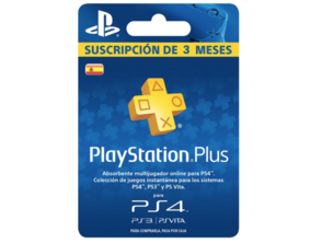 PLAYSTATION PLUS SUSCRIPTION DE 3 MOIS (PS4 / PS3 / PS VITA)