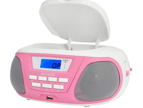 Ajouter au panier Radio CD Aiwa Boombox BBTU-300PK Rosa Radio CD Aiwa Boombox BBTU-300PK Rosa