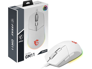 Ratón MSI Clutch GM11 Blanc