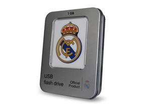Pendrive USB Real Madrid 1 GB Metallic Box