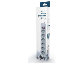 Ajouter au panier 6 Tomas Reglet Gembird SPG6-B-6C avec protection contre la surtension 6 Tomas Reglet Gembird SPG6-B-6C avec protection contre la surtension