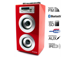 Joueur JoyBox Bluetooth Red Biwond