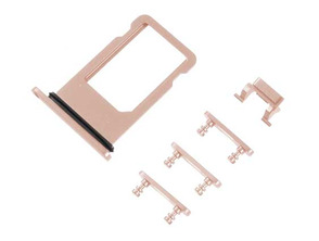 Plateau pour Cartes SIM + Boutons Latéraux - iPhone 8 Plus Or