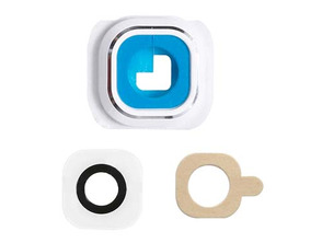 Rear Camera Lens Ring Cover Samsung Galaxy S6 Edge Plus White