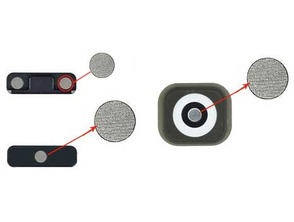 Button Gasket Kits for iPhone 5G/5C/5S/SE