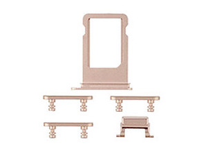 Plateau pour Cartes SIM + Boutons Latéraux - iPhone 8 Or
